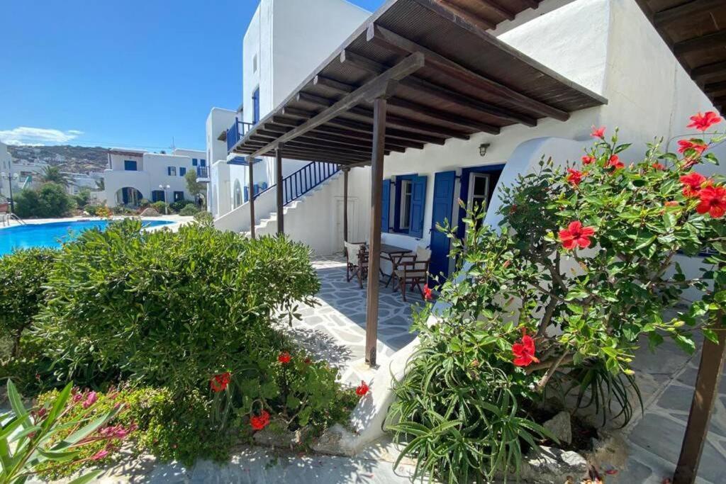 Pigeon House Ornos Beach Mykonos Town Exterior foto